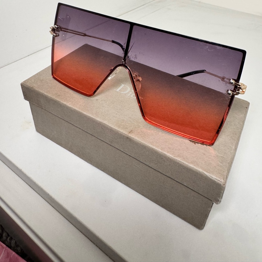 Gradient Oversized Sunglasses - image 2